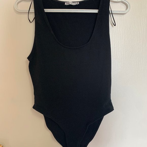 Zara black bodysuit, medium - Picture 1 of 3